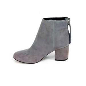 Steve Madden Ithica-m Grey Suede Ankle Boots